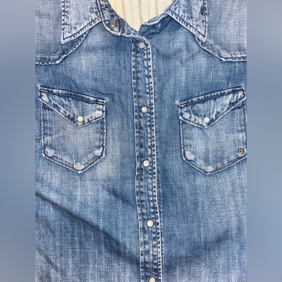 Twenty8Twelve snap button denim shirt - Picture 5 of 9